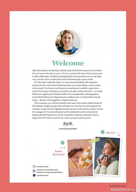 Вязаные проекты крючком в журнале &laquo;Inside Crochet №186 2026&raquo;