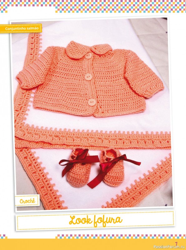Вязаные проекты в журнале &laquo;Artesanato Simples Ed.83 Croche e Trico Bebe&raquo;