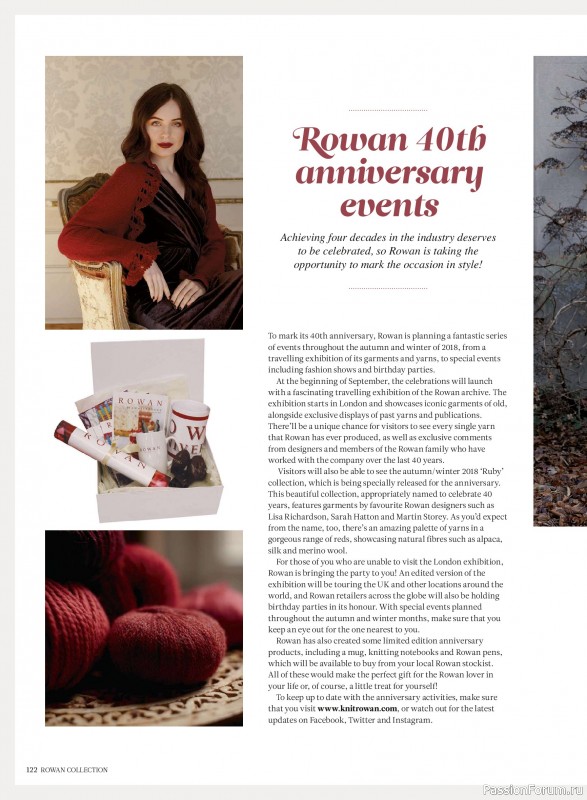 Вязаные проекты в журнале &laquo;Rowan Collection 2026&raquo;