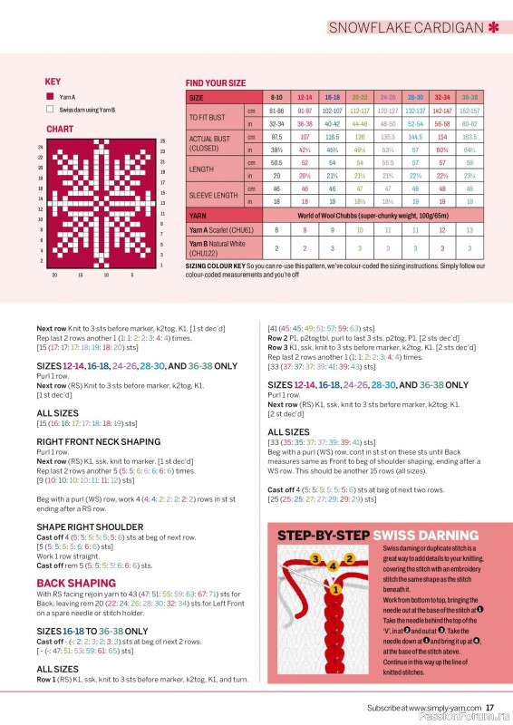 Вязаные проекты в журнале &laquo;Simply Knitting №282 2026&raquo;