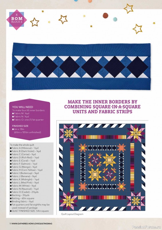 Коллекция проектов для рукодельниц в журнале &laquo;Love Patchwork & Quilting №162 2026&raquo;