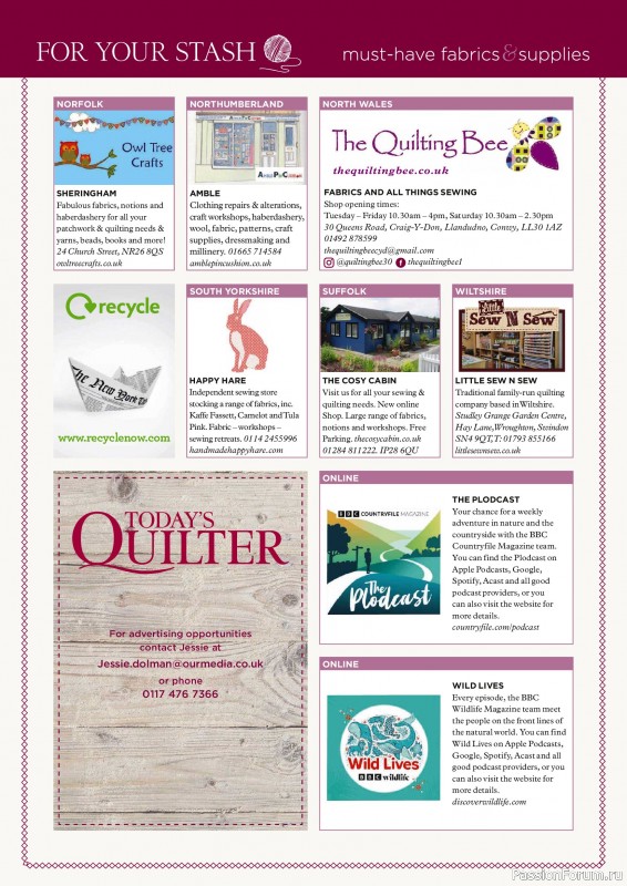Коллекция проектов для рукодельниц в журнале &laquo;Todays Quilter №143 2026&raquo;