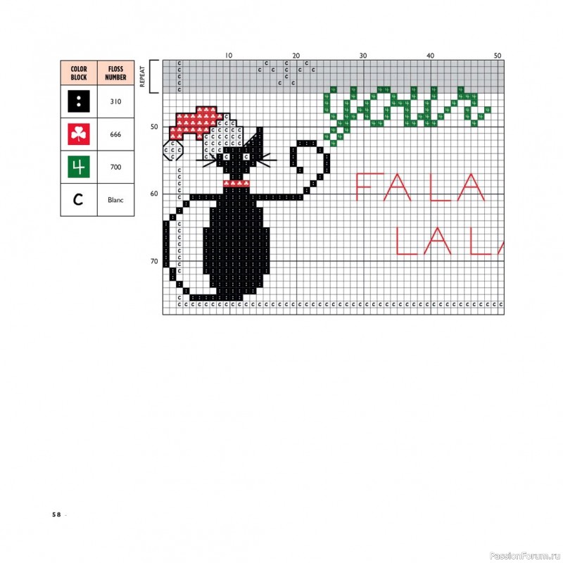 Коллекция вышивки в книге «Cross-Stitch for the Holidays»