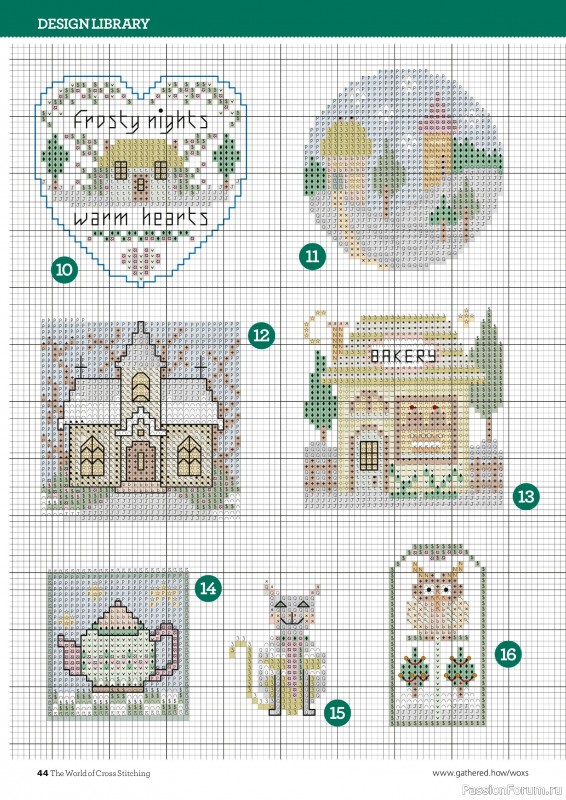 Коллекция вышивки в журнале «The World of Cross Stitching Special №366 2025»