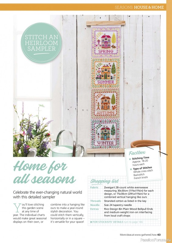 Коллекция вышивки в журнале &laquo;Ultimate Cross Stitch Collection - Durene Jones 2026&raquo;. Часть 1