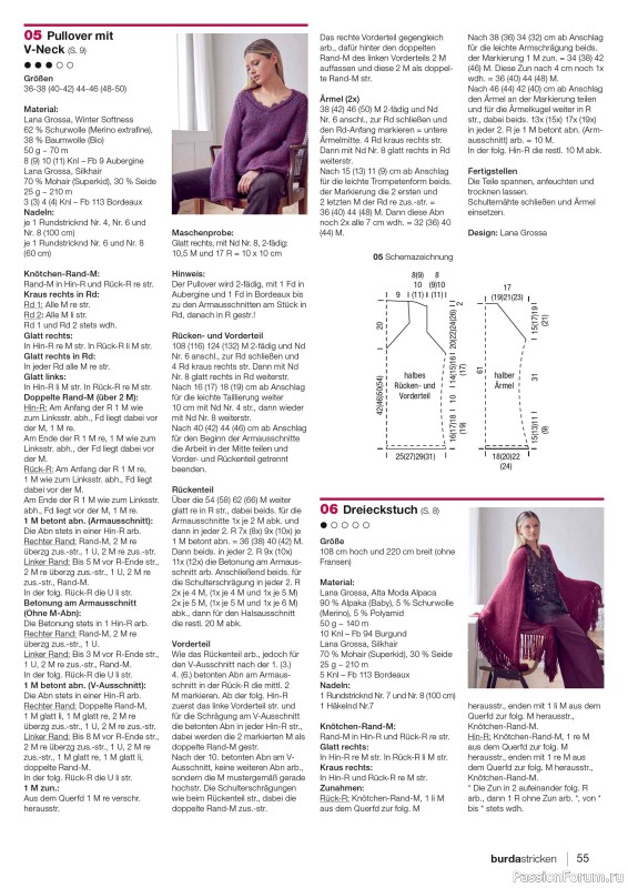 Вязаные модели в журнале «Burda Stricken №4 2026»