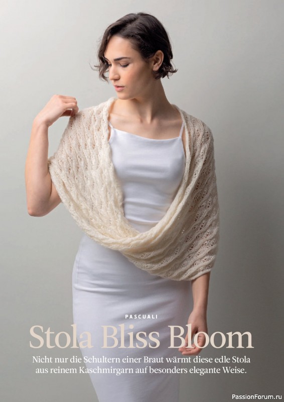 Вязаные проекты спицами в журнале «The Knitter №79 2025 Germany»