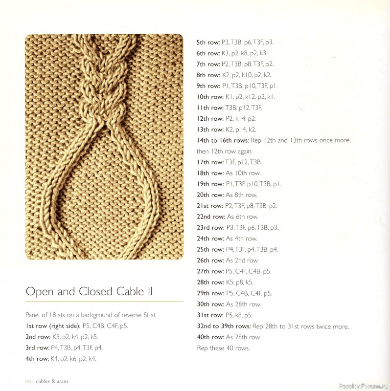 Вязаные проекты в книге &laquo;Cables & Aran Stitches-250 to Knit&raquo;