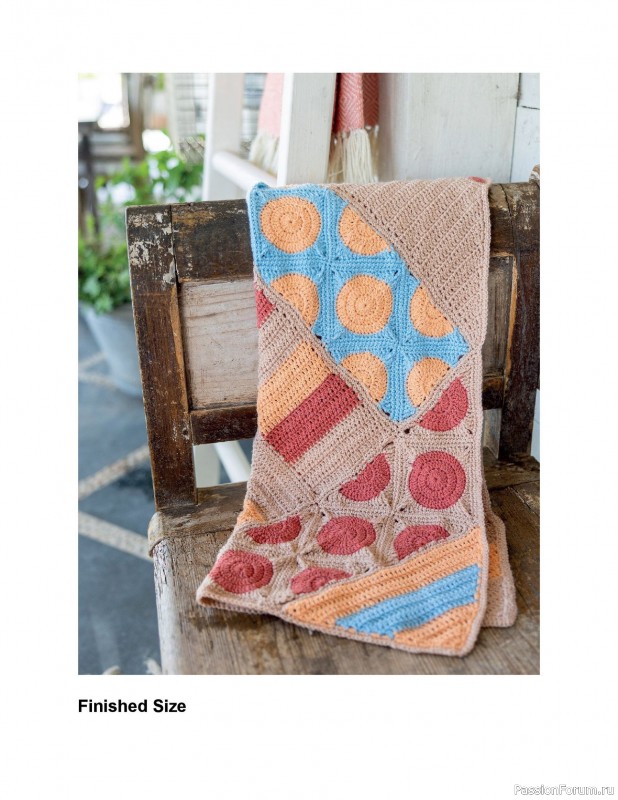 Вязаные проекты в книге «Crochet Modular Blankets». Продолжение