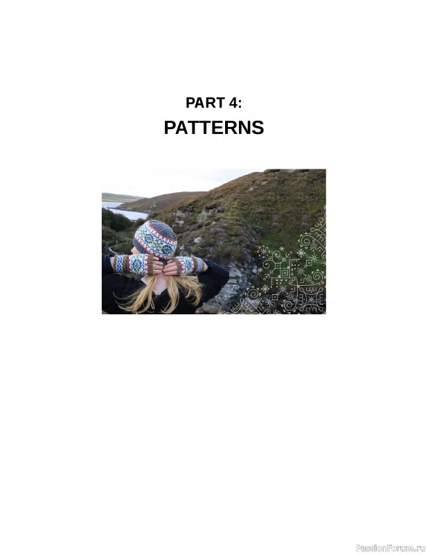 Вязаные проекты в книге «Fair Isle Knitting Tradition».