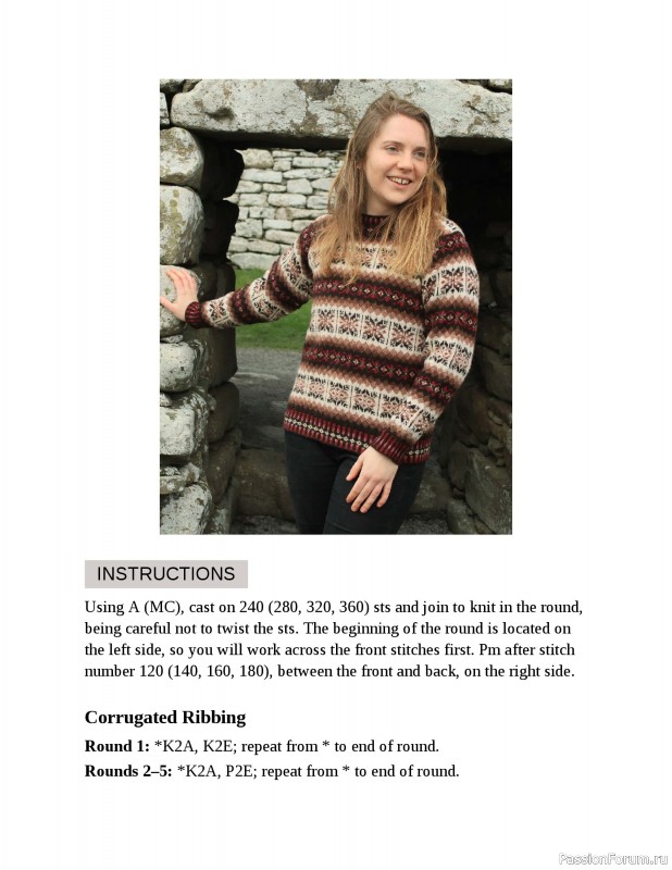 Вязаные проекты в книге «Fair Isle Knitting Tradition». Продолжение