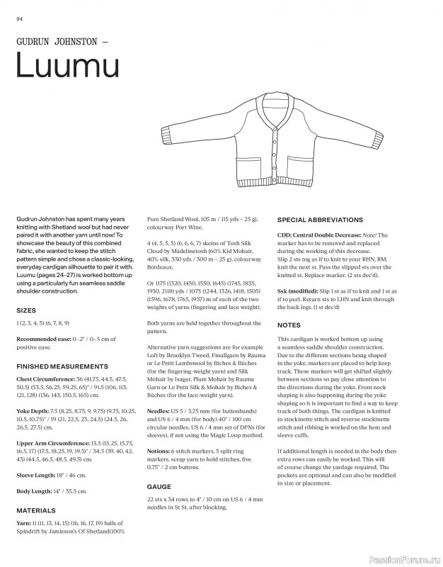 Вязаные проекты в журнале «Laine Magazine №22 2024 Autumn». Продолжение