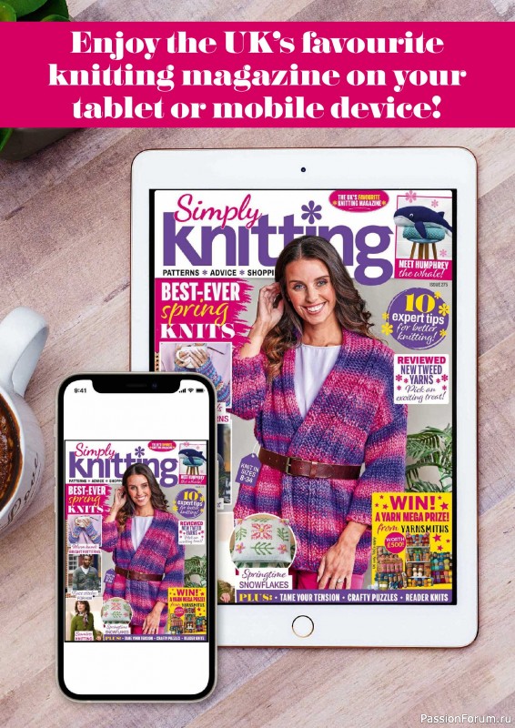 Вязаные проекты в журнале &laquo;Simply Knitting №276 2026&raquo;