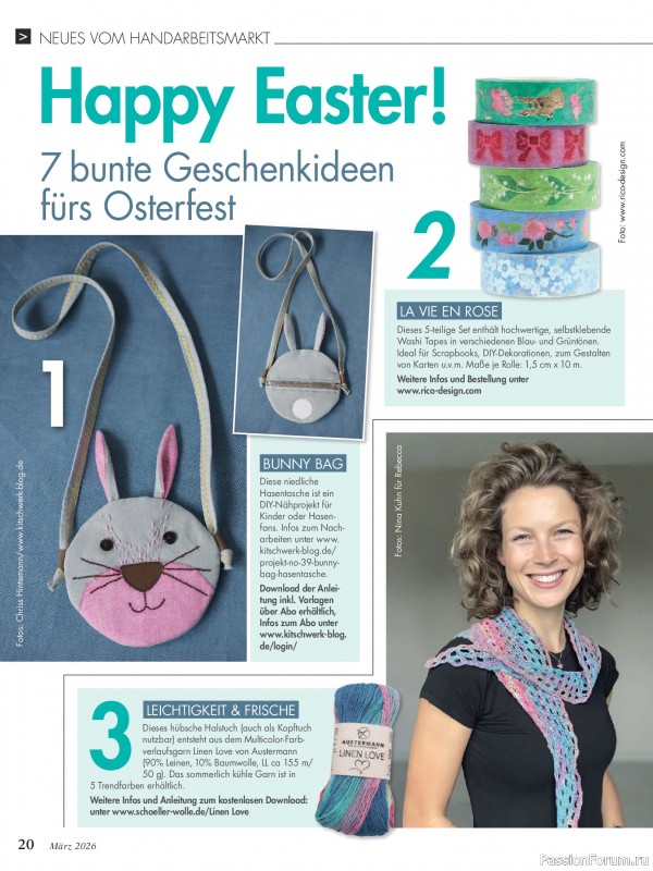 Коллекция проектов для рукодельниц в журнале &laquo;Anna №3 2026&raquo;