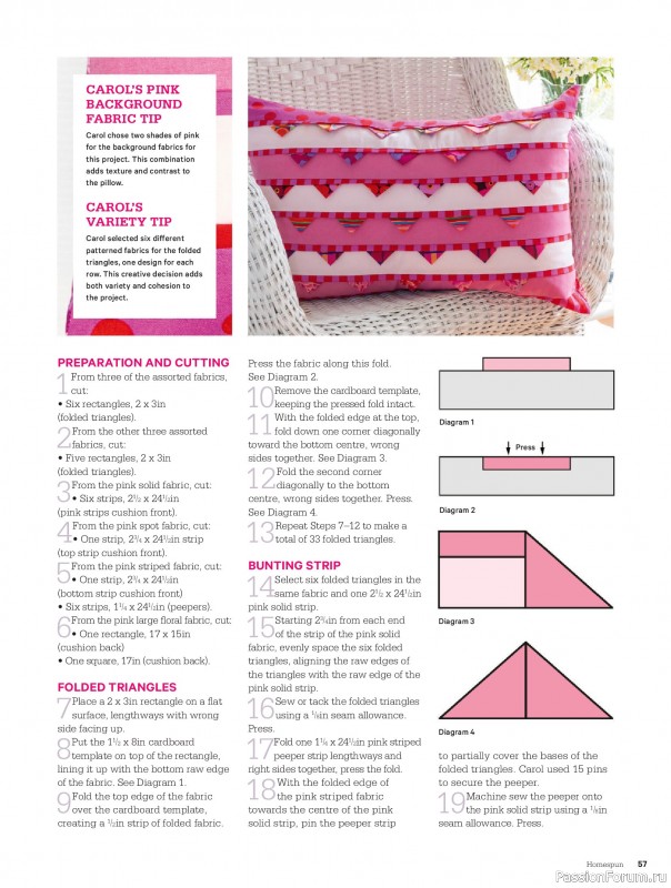 Коллекция проектов для рукодельниц в журнале «Australian Homespun №228 2025»