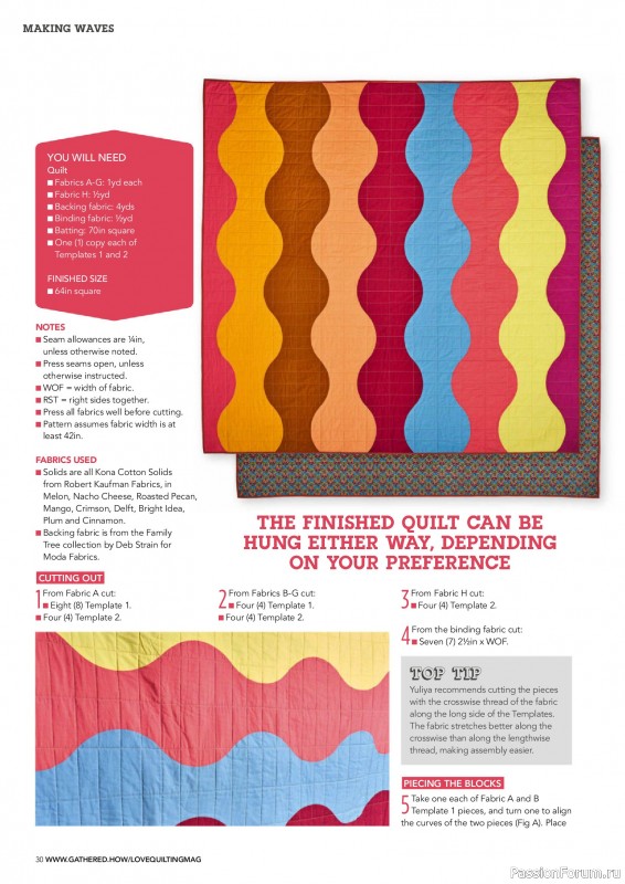 Коллекция проектов для рукодельниц в журнале &laquo;Love Patchwork & Quilting №158 2025&raquo;