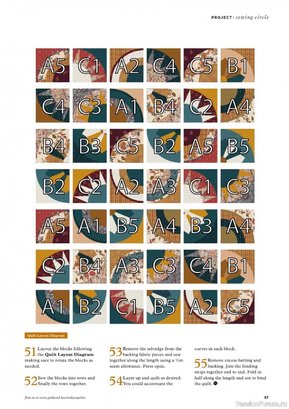Коллекция проектов для рукодельниц в журнале «Todays Quilter №126 2025»