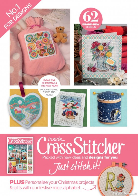 Коллекция вышивки в журнале «CrossStitcher №430 2025»
