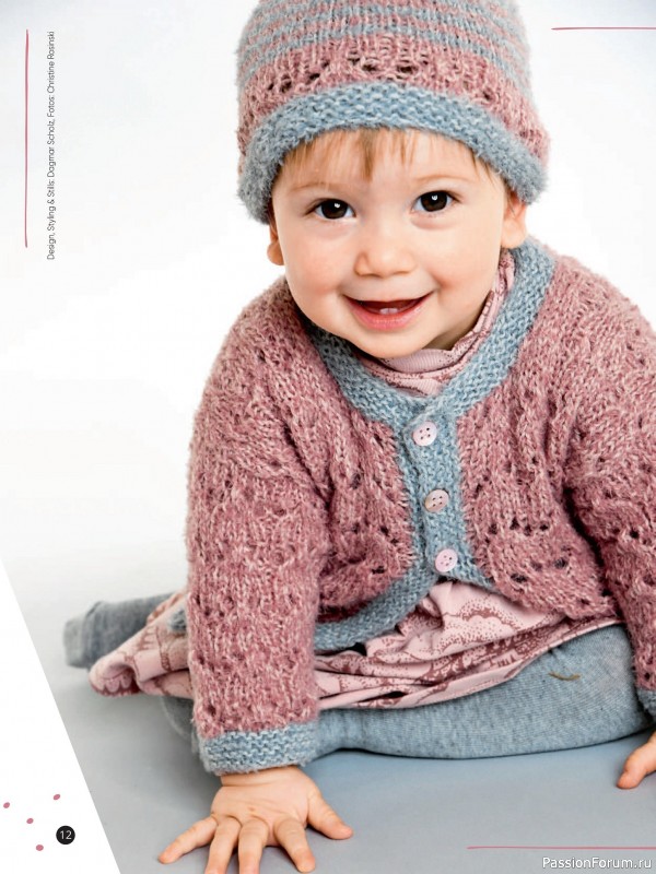 Вязаные модели для детей в журнале «Baby Maschenmode Sonderheft BM 011 2025»