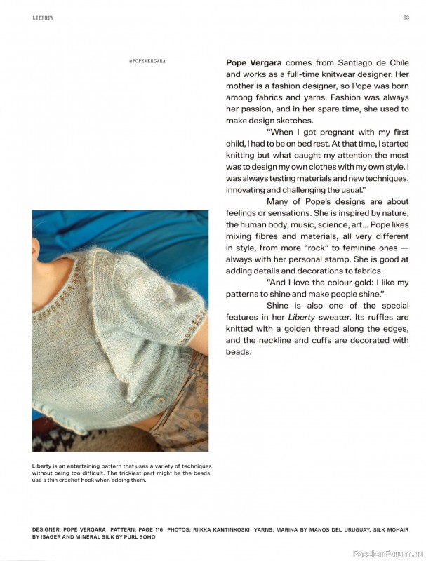 Вязаные проекты крючком в журнале «Laine Magazine №17 2023»