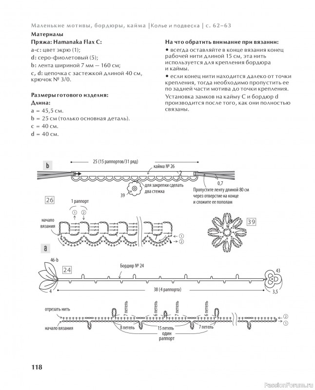 Вязаные проекты в книге &laquo;Ажурное вязание крючком с Казе Кобо&raquo;