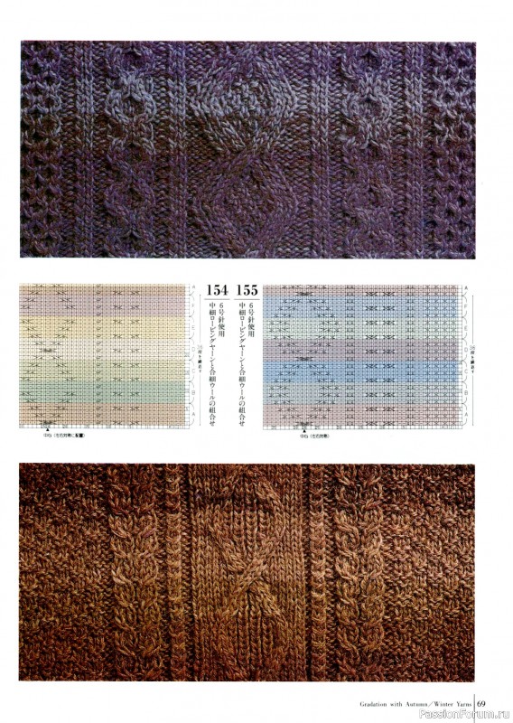 Вязаные проекты в книге «Fun of Color Patterns 200».