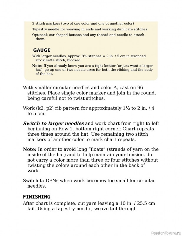 Вязаные проекты в книге «Knitting the U.S.A.». Часть 2