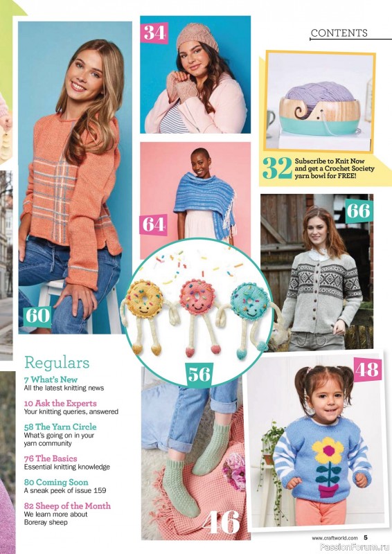 Вязаные проекты в журнале «Knit Now №158 2023»