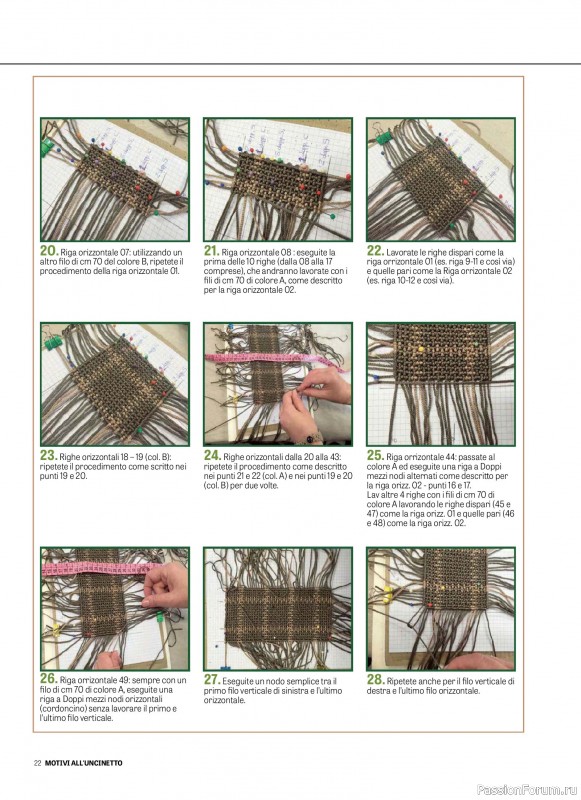Вязаные проекты в журнале «Motivi all'Uncinetto Borse - Dicembre 2025-Gennnaio 2026»