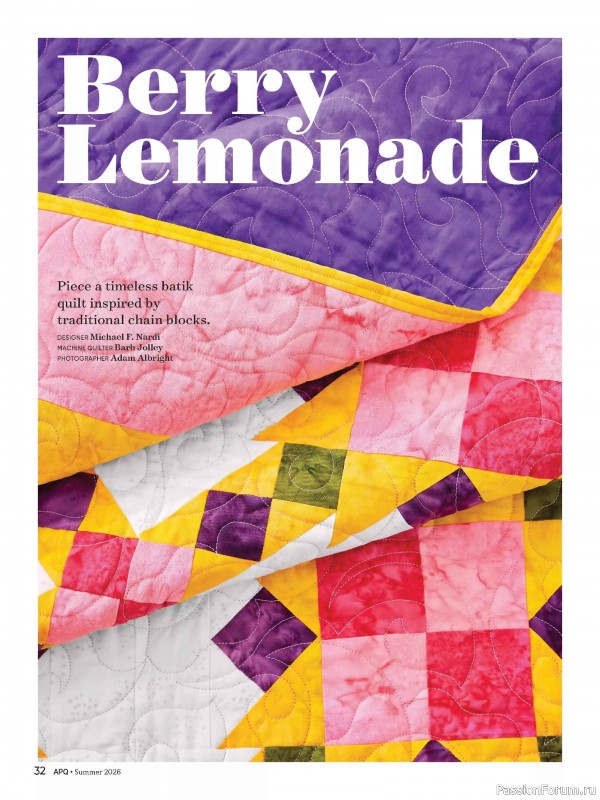 Коллекция проектов для рукодельниц в журнале &laquo;American Patchwork & Quilting №200 2026&raquo;