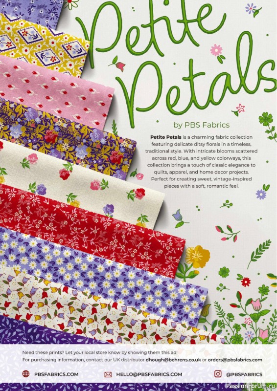 Коллекция проектов для рукодельниц в журнале «Love Patchwork & Quilting №155 2025»