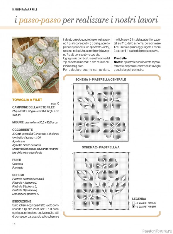 Коллекция проектов для рукодельниц в журнале &laquo;Mani di Fata - Aprile 2026&raquo;