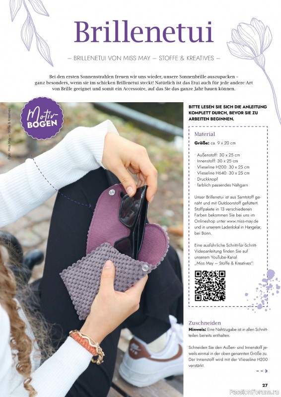 Коллекция проектов для рукодельниц в журнале «Patchwork & Nähen №2 2026»