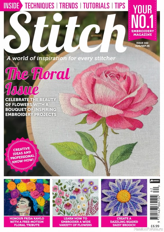 Коллекция проектов для рукодельниц в журнале &laquo;Stitch Magazine №162 2026&raquo;