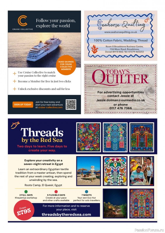 Коллекция проектов для рукодельниц в журнале &laquo;Todays Quilter №145 2026&raquo;