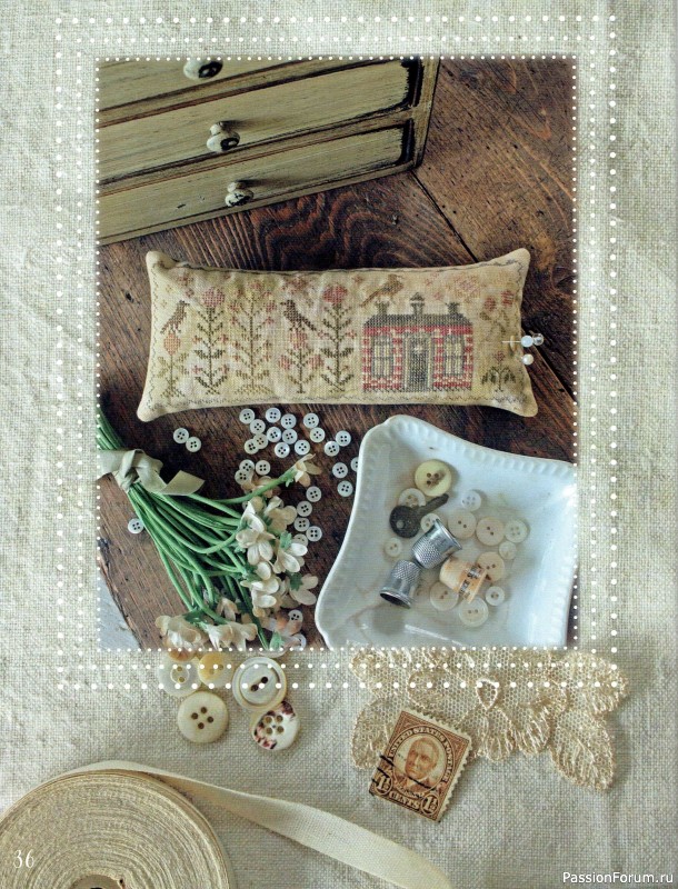 Коллекция вышивки в книге «Sewing Club»
