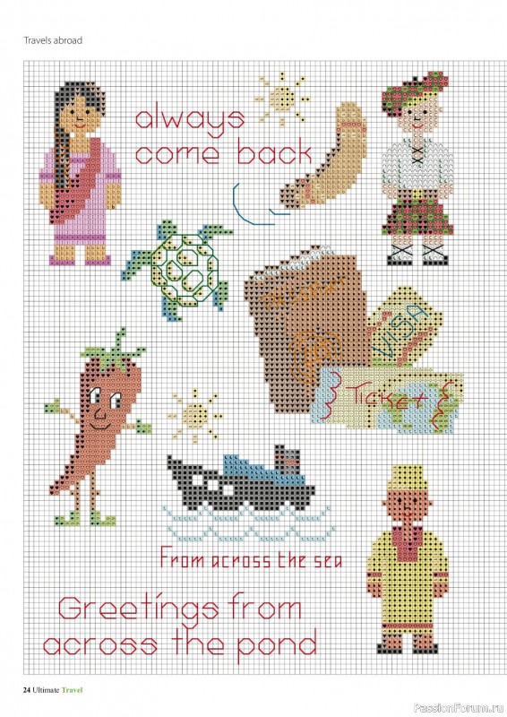 Коллекция вышивки в журнале &laquo;Ultimate Cross Stitch Travel 2026&raquo;