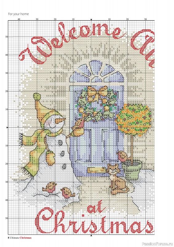 Коллекция вышивки в журнале «Ultimate CrossStitch - Christmas 2025»