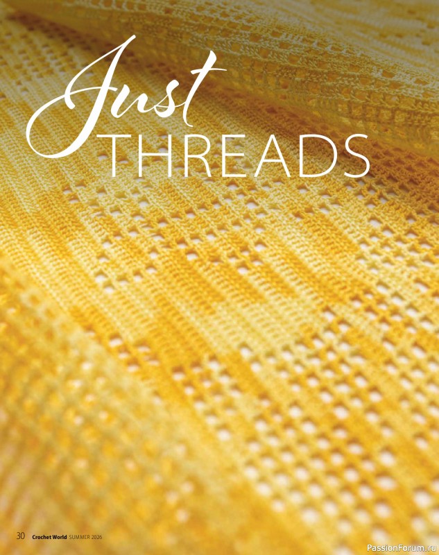 Вязаные проекты крючком в журнале &laquo;Crochet World - Summer 2026&raquo;
