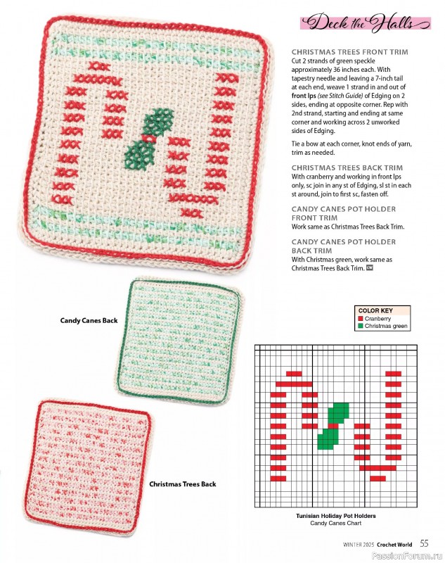 Вязаные проекты крючком в журнале «Crochet World - Winter 2025»