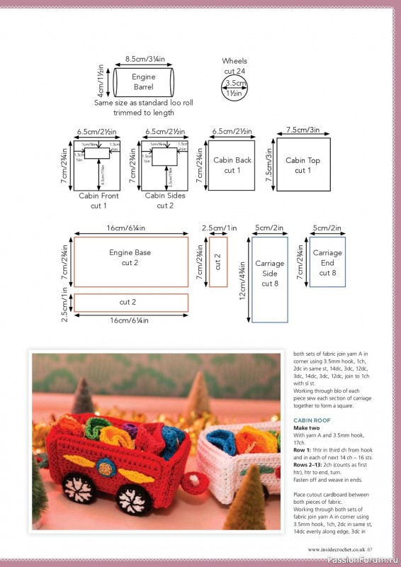 Вязаные проекты крючком в журнале «Inside Crochet №152 2022 »