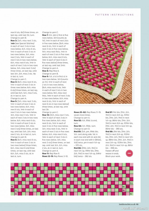 Вязаные проекты крючком в журнале &laquo;Inside Crochet №185 2025&raquo;