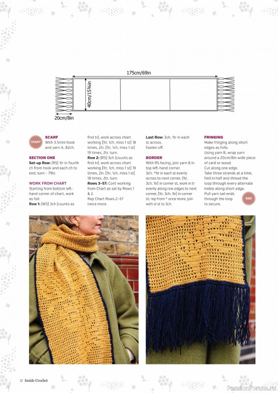 Вязаные проекты крючком в журнале &laquo;Inside Crochet №185 2025&raquo;