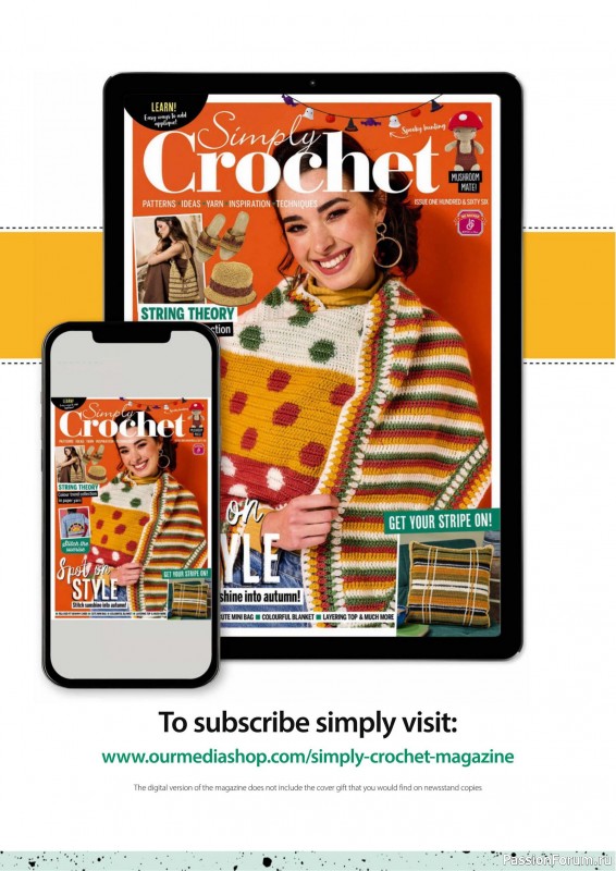 Вязаные проекты крючком в журнале «Simply Crochet №166 2025»
