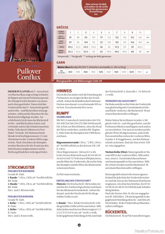 Вязаные проекты спицами в журнале &laquo;The Knitter №81 2026 Germany&raquo;