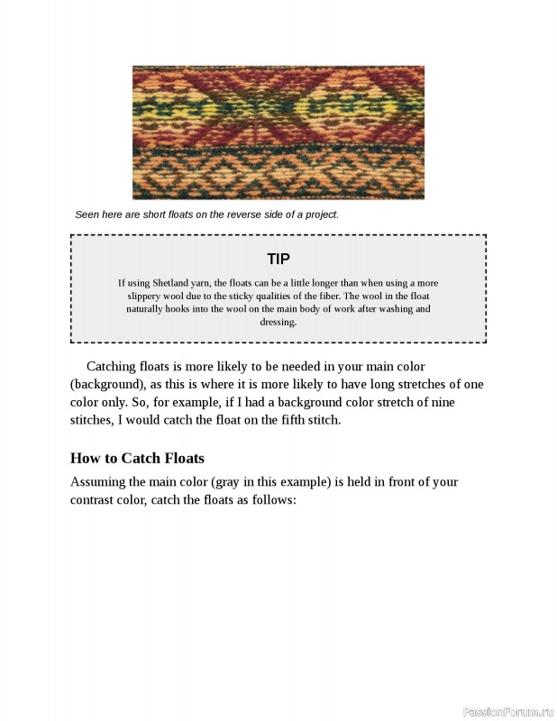 Вязаные проекты в книге «Fair Isle Knitting Tradition».