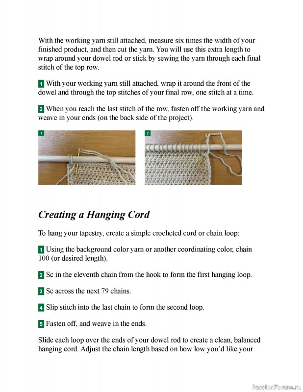 Вязаные проекты в книге «Modern Crochet Tapestries»