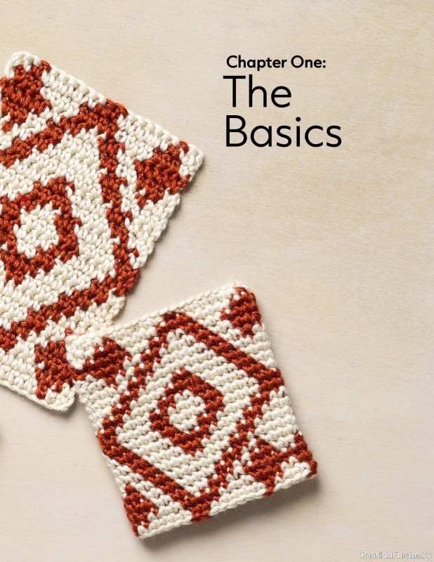 Вязаные проекты в книге «Modern Guide to Colorwork Crochet».