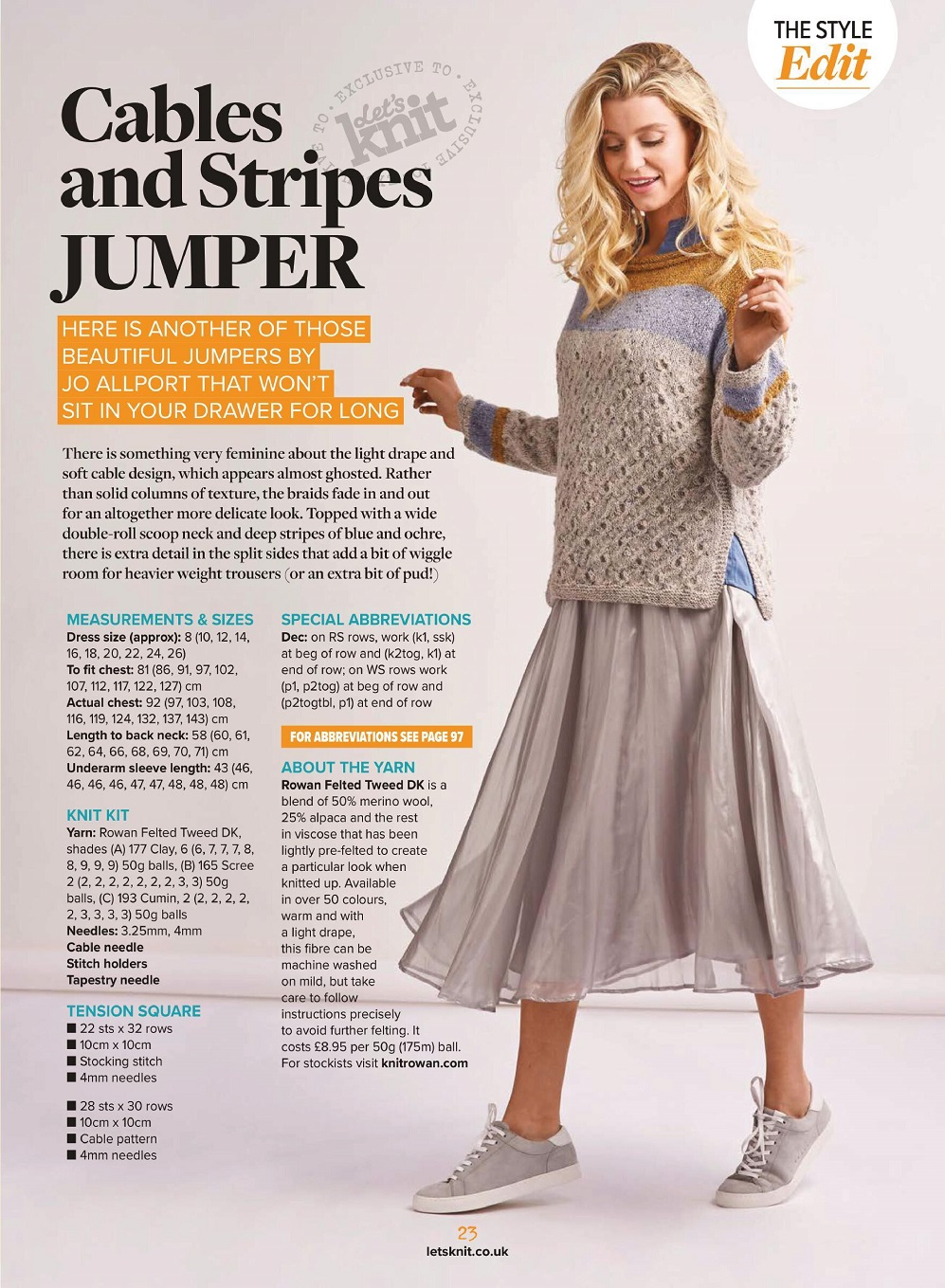 Для любителей вязания спицами. Let&#039;s Knit №177 2021
