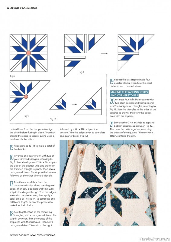 Коллекция проектов для рукодельниц в журнале «Love Patchwork & Quilting №156 2025»